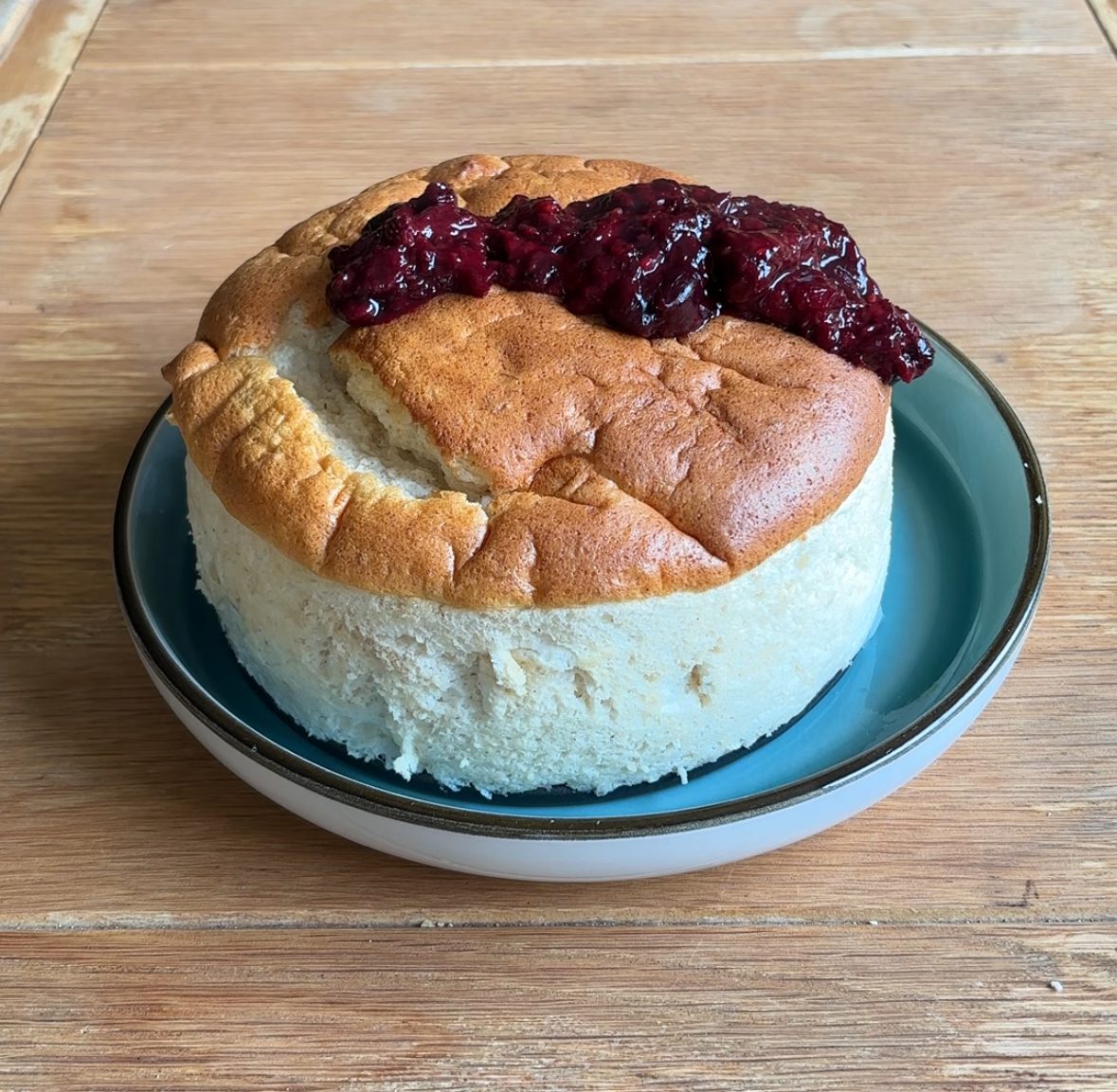 Japanese soufflé cheesecake